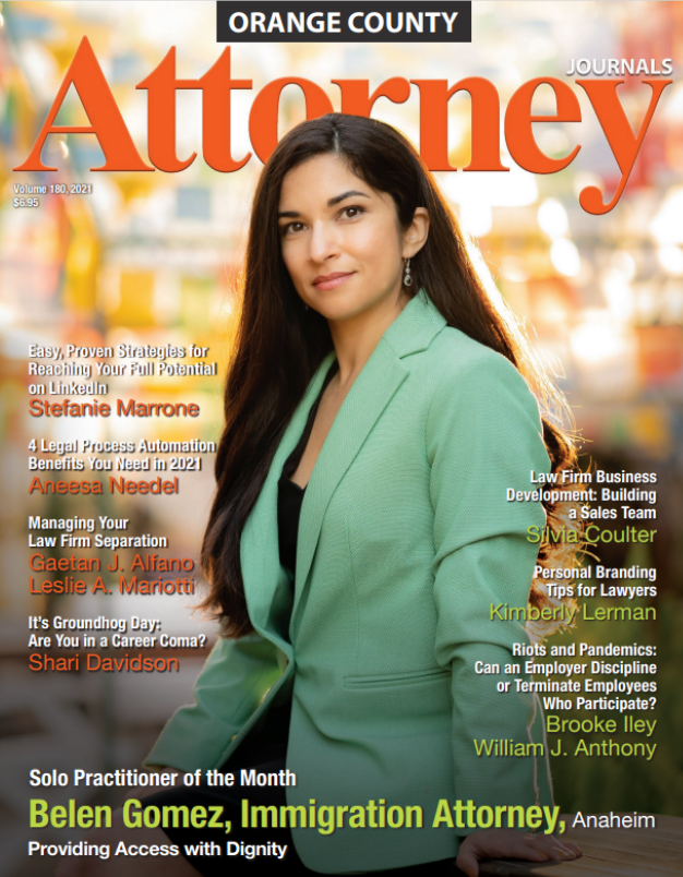 San Diego Attorney Journal cover